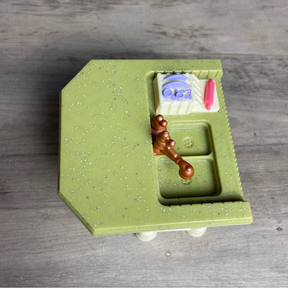 Fisher Price Loving Family Kitchen Sink Island Counter Replacement Piece 2008 - Picture 6 of 11